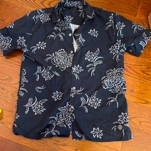 New Mens Tropical 100% Cotton Shirt Sz M